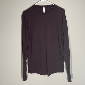 Dark Red Lululemon Athletic Long Sleeve Shirt Men’s Medium